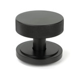 From The Anvil Brompton Art Deco Centre Door Knob - 90mm - Aged Bronze