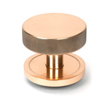 From The Anvil Brompton Plain Centre Door Knob - 90mm - Polished Bronze