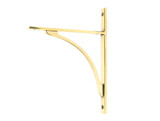 From The Anvil Apperley Shelf Bracket - 260 x 200mm - Aged Brass