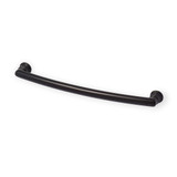 Castella Decade Ridged Cabinet Pull Handle - 222mm - Matte Black