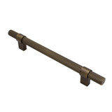 Manovella Fluted Cassandra Cabinet Pull Handle - Aged Brass