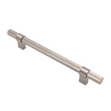 Manovella Fluted Cassandra Cabinet Pull Handle - Brushed Nickel