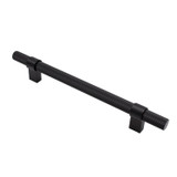 Manovella Fluted Cassandra Cabinet Pull Handle - Matte Black