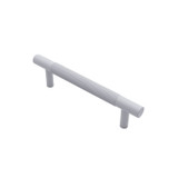 Manovella Knurled Charmian Cabinet Pull Handle - White