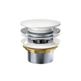 Fienza Universal Pop-Up/Pull-Out Bath Waste - 40mm - Matte White