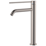 Fienza Kaya Care Disabled Tall Basin Mixer Tap - Fixed Spout - Brushed Nickel