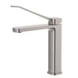 Fienza Tono Care Disabled Medium Basin Mixer Tap - Fixed Spout - Brushed Nickel