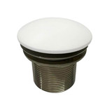 Turner Hastings TitanCast Pop-Up/Pull-Out Bath Waste - 40mm - Satin Silk White