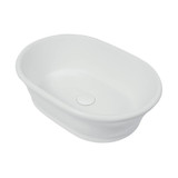 Turner Hastings Cambridge TitanCast Above Counter Bathroom Basin - 535 x 160 x 390mm - Gloss White