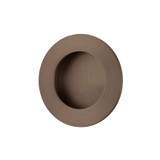 Iver Round Sliding Door Flush Pull - Signature Brass