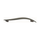 Domino Wavy Cabinet Pull Handle - Satin Nickel