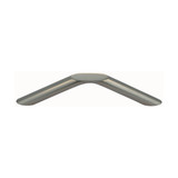 Domino Flat Top Angular Cabinet Pull Handle - Polished Stainless Steel