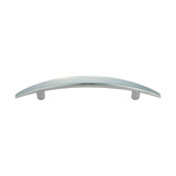 Domino Curved Cabinet Pull Handle - Chrome