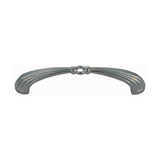 Domino Fluted Art Deco Cabinet Pull Handle - Chrome