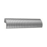 Domino Ribbed Lip Cabinet Pull Handle - Satin Nickel