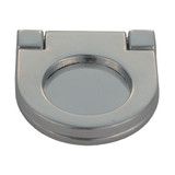 Domino Retro Folding Ring Pull - 36 x 36mm - Satin Nickel