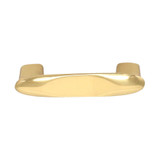 Domino Classic Cabinet Pull Handle - 73mm - Polished Brass