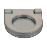 Domino Retro Folding Ring Pull - 36 x 36mm - Satin Chrome