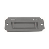 Domino Deco Flush Ring Pull - Antique Bronze