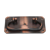 Domino Rectangular Trunk Handle - Antique Bronze