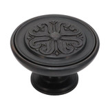 Domino Celtic Centre Door Knob - 90mm - Antique Bronze