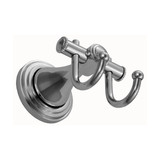 Domino Transitional Double Robe Hook - 63mm - Chrome
