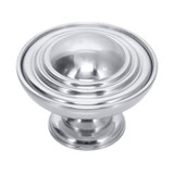 Domino Concentric Centre Door Knob - Medium - 125mm - Chrome