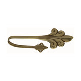 Domino Fleur-De-Lis Curtain Sweep - 210mm - Polished Brass