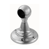 Domino Classic Rail End Bracket - Chrome