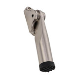 Domino Kickdown Door Stop - 110mm - Satin Nickel