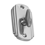 Domino Art Deco Manual Doorbell Key - 65 x 35mm - Chrome