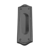 Domino Classic Arched Sliding Door Flush Pull - 175 x 60mm - Antique Bronze