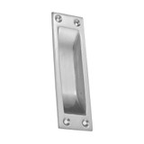 Domino Rectangular Classic Sliding Door Flush Pull - 100 x 33mm - Chrome