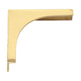 Domino Box Corner - Polished Brass