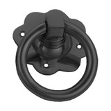 Domino Plain Gate Ring Pull - Antique Bronze