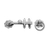 Domino Plain Gate Latch - Chrome