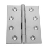 Domino Fixed Pin Hinge - Satin Chrome