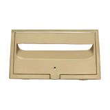 Domino Slotted Lockable Front & Back Letter Box Plate and Opening - 270 x 165mm - Polished Brass