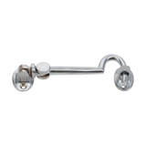 Domino Oval Cabin Hook - 100mm - Satin Chrome
