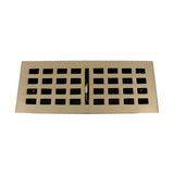 Domino Traditional Floor Vent Cover - Polished Brass