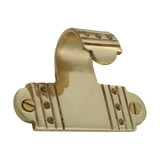 Domino Art Deco Sash Window Lift - 65 x 45 x 26mm - Polished Brass