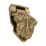 Domino Hinged Leaf Sash Window Lift - 50 x 33mm - Polished Brass