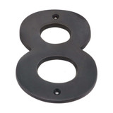 Domino Classic '8' House Number - 100mm - Antique Bronze