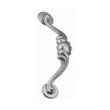 Domino Rococo Offset Pull Handle - 262mm - Satin Nickel