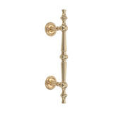 Domino Victorian Pull Handle - 130 x 17mm - Polished Brass