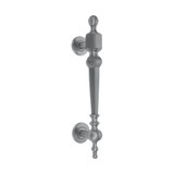 Domino Traditional Finial Pull Handle - Satin Chrome