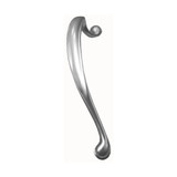 Domino Curved Art Nouveau Offset Pull Handle - 230mm - Chrome