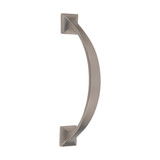 Domino Curved Pull Handle - 195mm - Satin Nickel