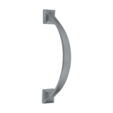Domino Curved Pull Handle - 195mm - Satin Chrome