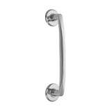 Domino Classic Pull Handle - Rose Plates - 220mm - Chrome